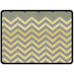Abstract Vintage Lines Double Sided Fleece Blanket (Large) 