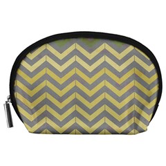 Abstract Vintage Lines Accessory Pouches (Large) 