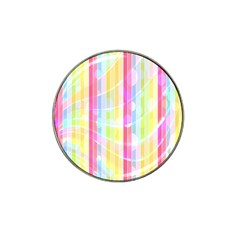 Colorful Abstract Stripes Circles And Waves Wallpaper Background Hat Clip Ball Marker (10 Pack) by Amaryn4rt