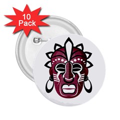 Mask 2 25  Buttons (10 Pack) 
