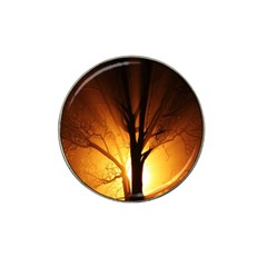 Rays Of Light Tree In Fog At Night Hat Clip Ball Marker (10 pack)