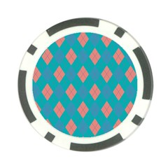 Plaid Pattern Poker Chip Card Guard (10 Pack) by Valentinaart