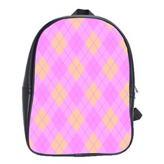 Plaid Pattern School Bags (xl)  by Valentinaart