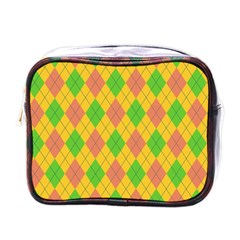 Plaid Pattern Mini Toiletries Bags by Valentinaart