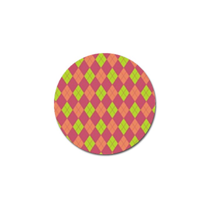 Plaid pattern Golf Ball Marker (4 pack)