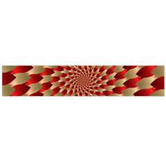 Fractal Red Petal Spiral Flano Scarf (large) by Amaryn4rt