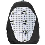 Fractal Design Pattern Backpack Bag Front