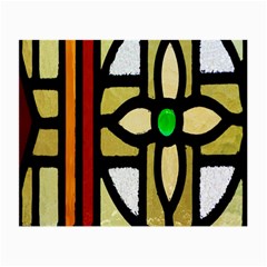 A Detail Of A Stained Glass Window Small Glasses Cloth (2-side) by Amaryn4rt