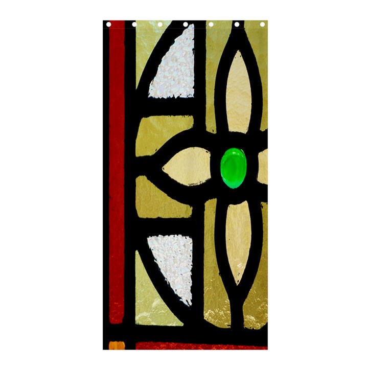 A Detail Of A Stained Glass Window Shower Curtain 36  x 72  (Stall) 