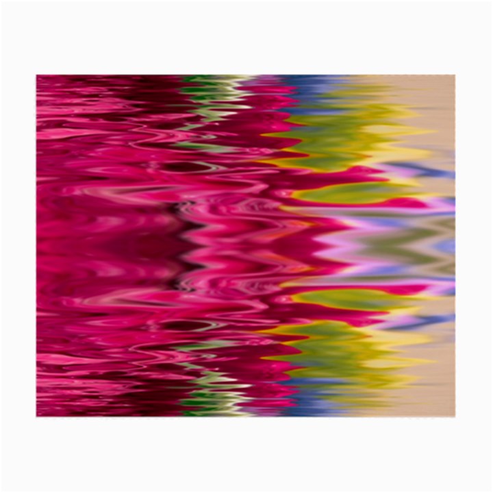 Abstract Pink Colorful Water Background Small Glasses Cloth (2-Side)