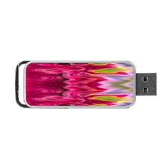 Abstract Pink Colorful Water Background Portable Usb Flash (two Sides)