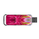 Abstract Pink Colorful Water Background Portable USB Flash (Two Sides) Back