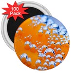 Bubbles Background 3  Magnets (100 pack) Front