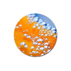 Bubbles Background Magnet 3  (round) by Amaryn4rt