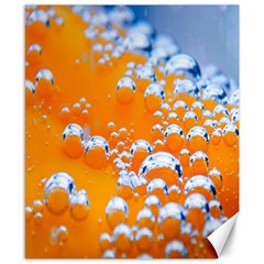 Bubbles Background Canvas 8  X 10 