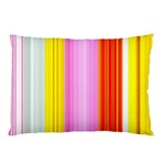 Multi Colored Bright Stripes Striped Background Wallpaper Pillow Case (Two Sides) Front