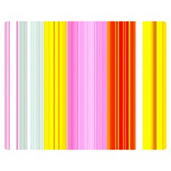 Multi Colored Bright Stripes Striped Background Wallpaper Double Sided Flano Blanket (medium)  by Amaryn4rt