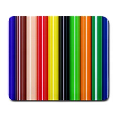 Colorful Striped Background Wallpaper Pattern Large Mousepads by Amaryn4rt