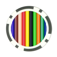 Colorful Striped Background Wallpaper Pattern Poker Chip Card Guard by Amaryn4rt