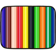Colorful Striped Background Wallpaper Pattern Fleece Blanket (mini)