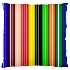 Colorful Striped Background Wallpaper Pattern Standard Flano Cushion Case (two Sides) by Amaryn4rt