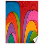 Modern Abstract Colorful Stripes Wallpaper Background Canvas 18  x 24   17.8 x23.08  Canvas - 1