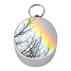 Rainbow Sky Spectrum Rainbow Colors Mini Silver Compasses