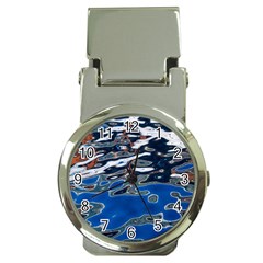 Colorful Reflections In Water Money Clip Watches by Amaryn4rt