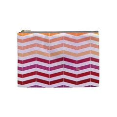 Abstract Vintage Lines Cosmetic Bag (medium) 