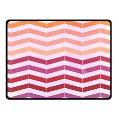 Abstract Vintage Lines Double Sided Fleece Blanket (small)  by Amaryn4rt