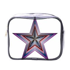 Star Abstract Geometric Art Mini Toiletries Bags
