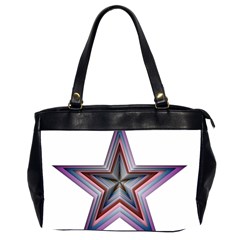 Star Abstract Geometric Art Office Handbags (2 Sides)  by Amaryn4rt