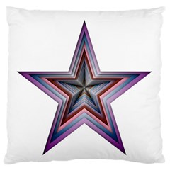 Star Abstract Geometric Art Standard Flano Cushion Case (two Sides) by Amaryn4rt