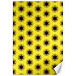 Yellow Fractal In Kaleidoscope Canvas 20  x 30   19.62 x28.9  Canvas - 1