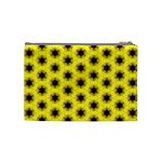 Yellow Fractal In Kaleidoscope Cosmetic Bag (Medium)  Back