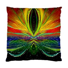 Future Abstract Desktop Wallpaper Standard Cushion Case (one Side) by Amaryn4rt