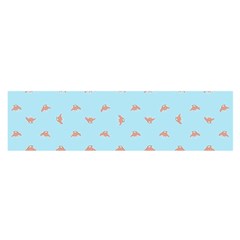 Spaceship Cartoon Pattern Drawing Satin Scarf (oblong) by dflcprints