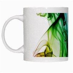 Colour Smoke Rainbow Color Design White Mugs