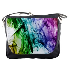 Colour Smoke Rainbow Color Design Messenger Bags by Amaryn4rt