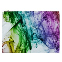 Colour Smoke Rainbow Color Design Cosmetic Bag (xxl)  by Amaryn4rt