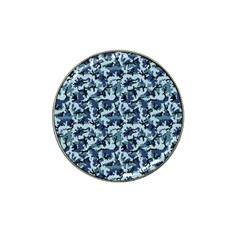 Navy Camouflage Hat Clip Ball Marker (4 Pack) by sifis
