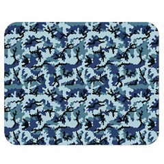 Navy Camouflage Double Sided Flano Blanket (medium)  by sifis