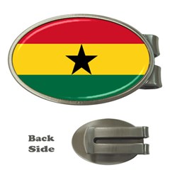 Flag Of Ghana Money Clips (oval)  by abbeyz71