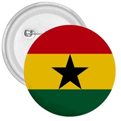 Flag Of Ghana 3  Buttons by abbeyz71