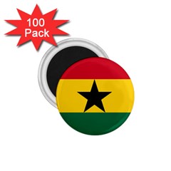 Flag Of Ghana 1 75  Magnets (100 Pack)  by abbeyz71