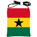Flag of Ghana Shoulder Sling Bags Front