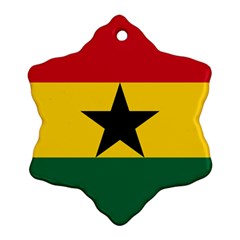 Flag Of Ghana Ornament (snowflake) by abbeyz71