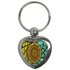 Kaleidoscope Dream Illusion Key Chains (heart)  by Amaryn4rt