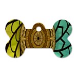 Kaleidoscope Dream Illusion Dog Tag Bone (Two Sides) Front