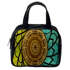 Kaleidoscope Dream Illusion Classic Handbags (one Side) by Amaryn4rt